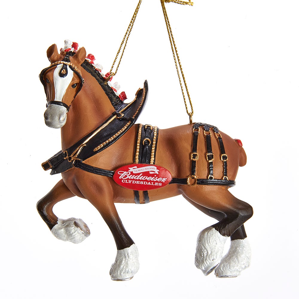 Budweiser Clydesdale Christmas Ornament