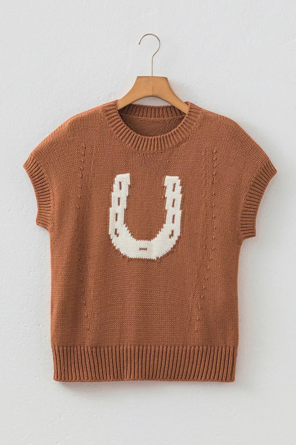 Western Horseshoe Knit Sweater, view 7