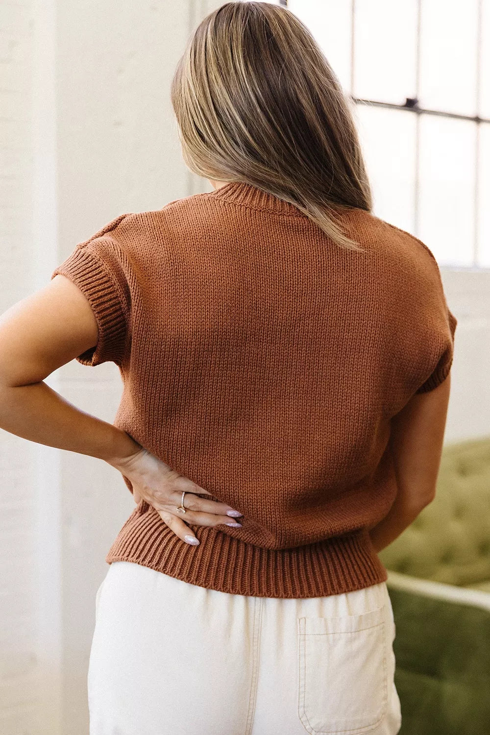 Western Horseshoe Knit Sweater, view 2