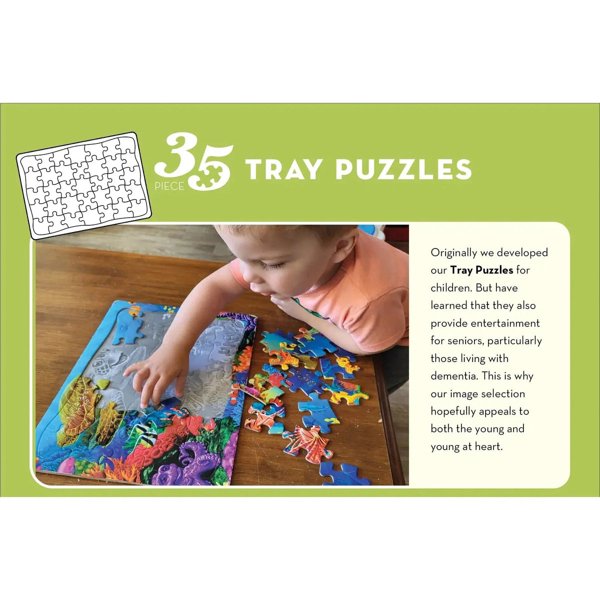 Horse Stream 35 Piece Tray Jigsaw Puzzle Cobble Hill
