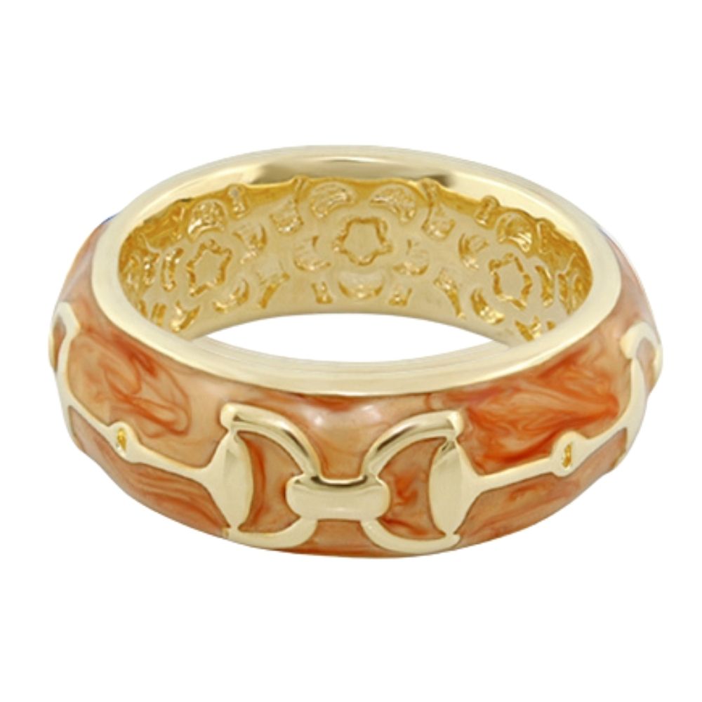 Lauren G Adams stirrup enamel ring, view 18