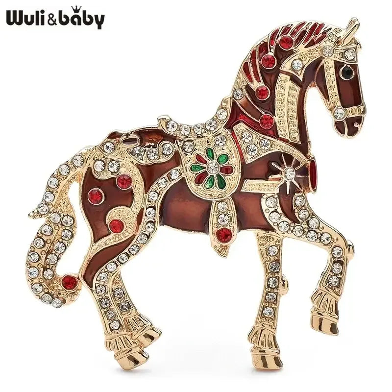 Western Horse Brooch Pin, Cowgirl Jacket Accessories, Gifts for Women