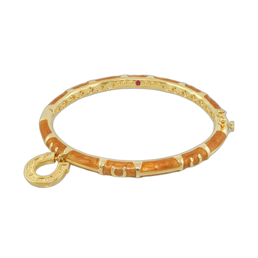 Lauren G Adams Horseshoe Charm Dangle Bangle