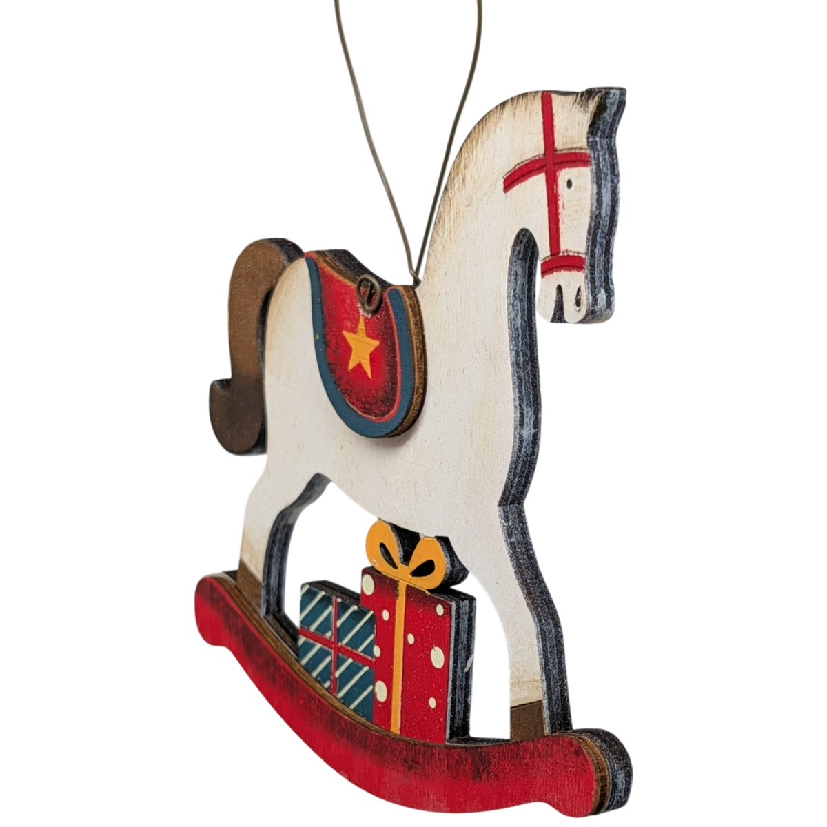 Prancer Rocking Horse Ornament, view 2