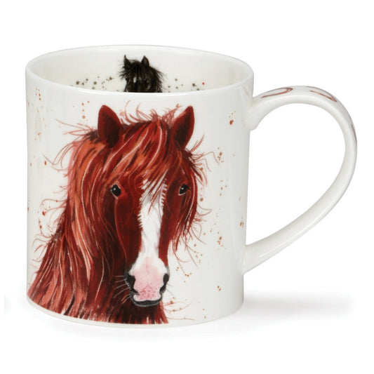 Dunoon Shaggy Tails Horse Mug