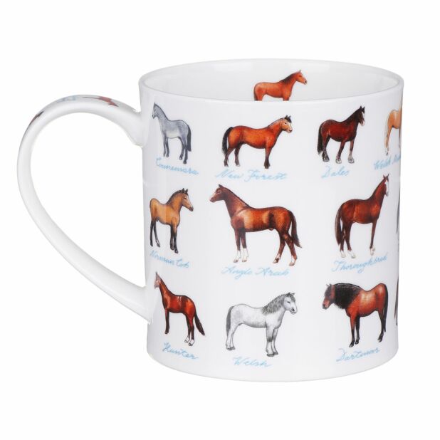 Dunoon On the Farm Horses Mug, view 2