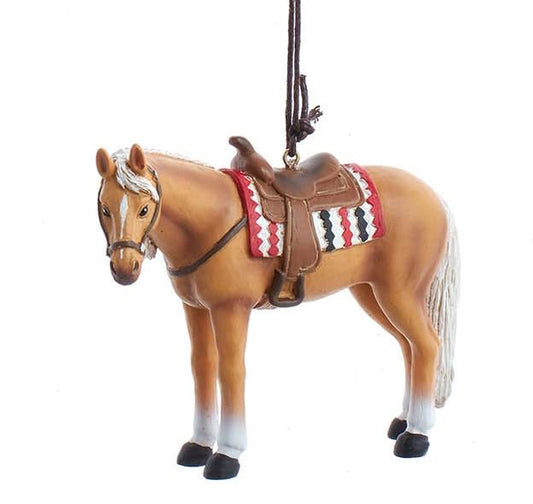 Western Horse Christmas Ornament